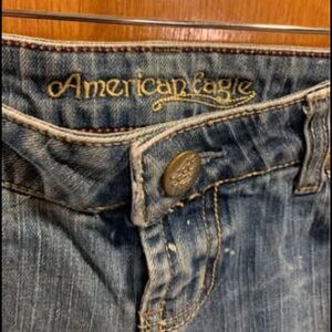 American Eagle Outfitters Blue Boot Cut Jeans with Timeless Design